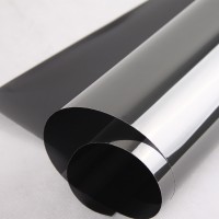 Polyester Material Black Metallic Car Window Tinting Film